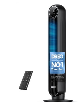 Turmventilator 36'' leise Fernbedienung 90° oszillierend schwarz
