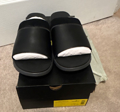 Cole Haan ZERØGRAND ZG Sandal LX Slide Sandal Black Leather/Suede 13M C35170
