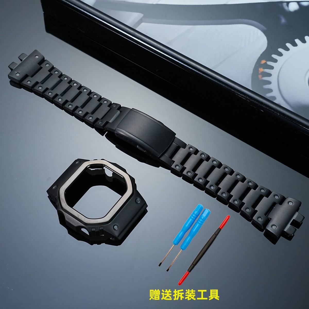 For Casio GMW-B5000 Modified Ultra-lightweight Titanium Alloy
