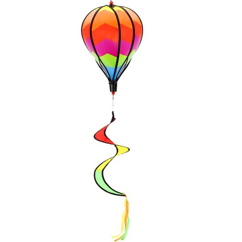 51 Zoll Regenbogen Heißluftballon Wind Spinner Twis hängende Ornament Rasen Hof Dekor - Bild 11 von 11