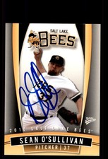 Signed Baseball Card Auto Sean O'Sullivan 2010 MultiAd Salt Lake Bees