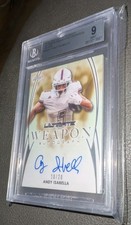 2019 Leaf Ultimate Weapon Autographs Silver Andy Isabella Beckett 9 Auto 10