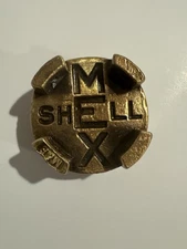 Shell Mex Original Brass Two Gallon Petrol Can Lid / Cap Is Threaded  / Oil Can 