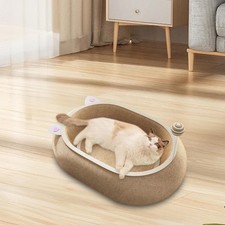 Cat Scratcher Bed 3 in 1 Scratch Bowl Non Slip Wear Resistant Versatile with Toy