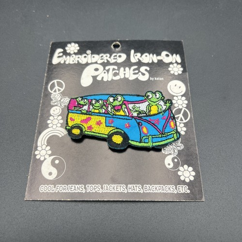 VINTAGE VOLKSWAGON BUS RANE TOPPA ferro ricamato - NUOVO SU CARTONCINO - Foto 1 di 7