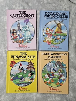 Lot Of 4 Disney's Small World Library Books