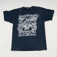 Billabong Emo Shirt Men’s Large Y2K Skull Goth