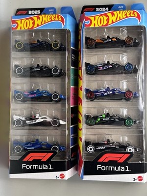 HOT WHEELS FORMULA 1 - 5 PACK s 2025 FORMULA 1 2024 Lot of 2 | eBay
