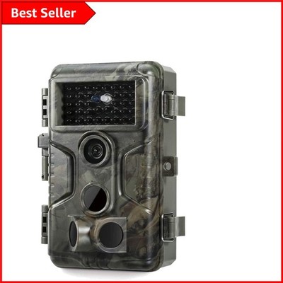 A3S 64MP Wildlife Camera - HD 1296p with 100ft Night Vision & Instant Trigger
