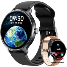Smart Watch for Women Men, 1.27" HD AMOLED Stylish Smartwatch Answer/Call 
