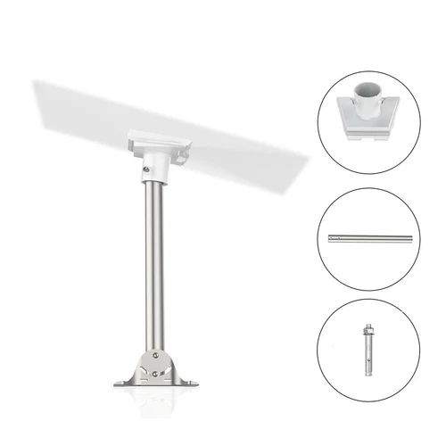 Pivot Tube Mount Heavy Duty Bracket Kit Outdoor Waterproof Installation Manual
