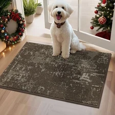  Dirt Trapper Door Mat 20" x 32", Non-Slip Doormats Washable Entryway Rugs, 