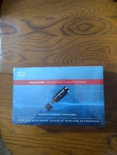 Cisco Linksys AE1000 High Performance Wireless-N USB Adapter 2.4 5 GHz Open Box