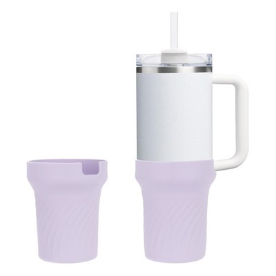 Silicone Bottle Boots, Stanley Accessories Tall Bottom Sleeve Covers, Purple