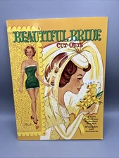 Beautiful Bride Paper Dolls Uncut Whitman 4 Dolls Bridal Party 52 Accessories
