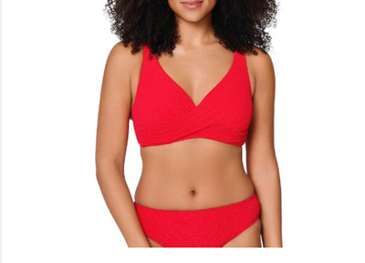 8202A-1 LingaDore Beach Damen Bikini Bügel Top rot NEU Gr. 38D - 44E