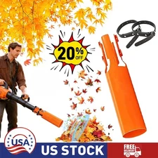 Leaf Blower Attachment Doubles Airflow Booster Snow Debris Blower Air Booster US