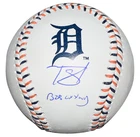 TARIK SKUBAL SIGNED DETROIT TIGERS RAWLINGS MLB LOGO BASEBALL W/ B2B CY YOUNG