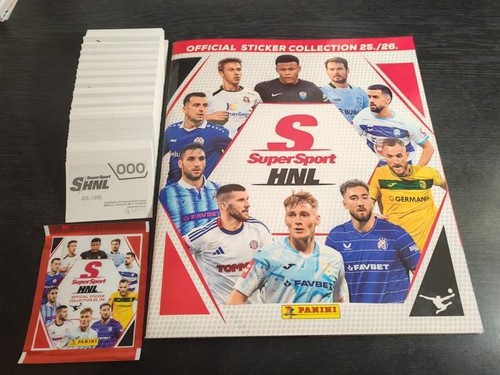 PANINI HNL 2025 2026 CROATIA SET ALL (362) STICKERS PLUS ALBUM Complete