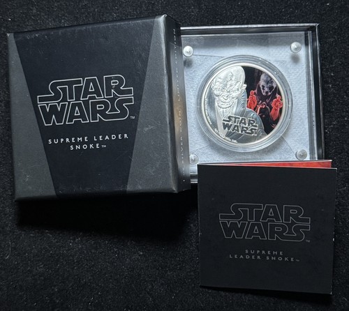 2017 Star Wars NIUE 1oz Silver $2 SUPREME LEADER SNOKE In Box