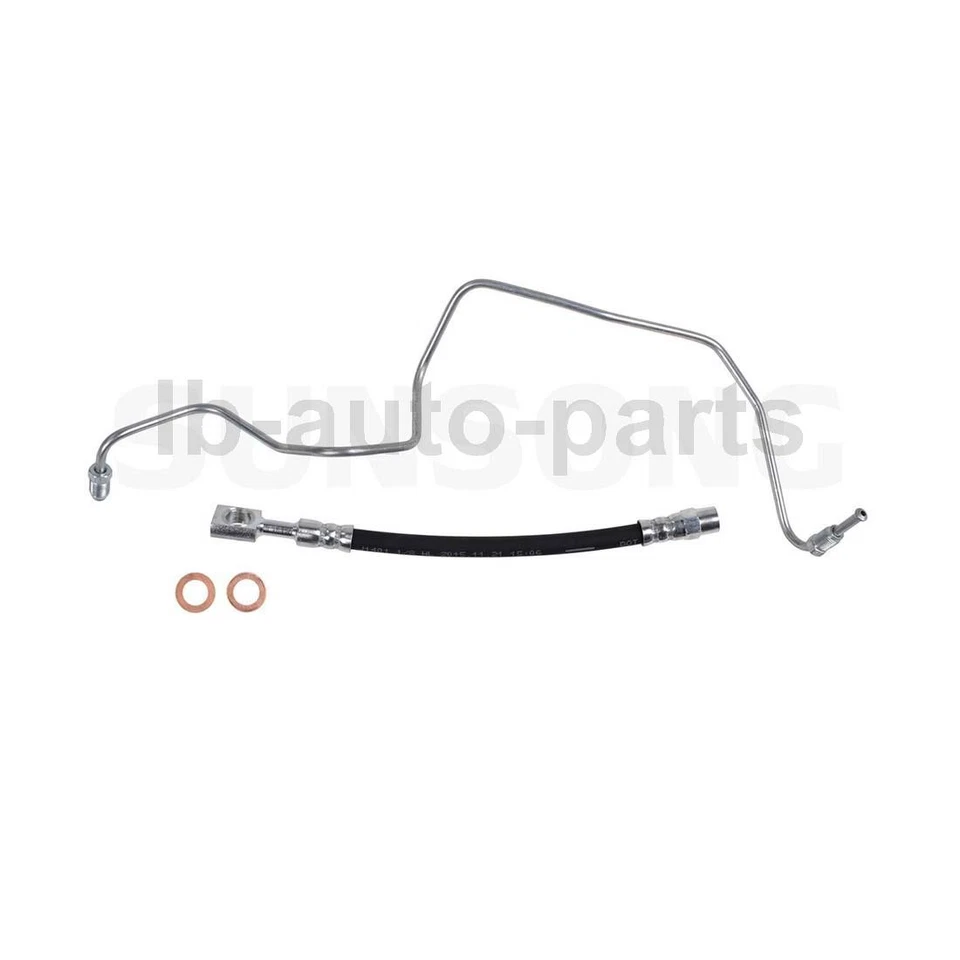 2X Manguera de línea de freno exterior trasero Sunsong para Audi TT 2000 2001 2002 2003 2004 Foto 3 de 4