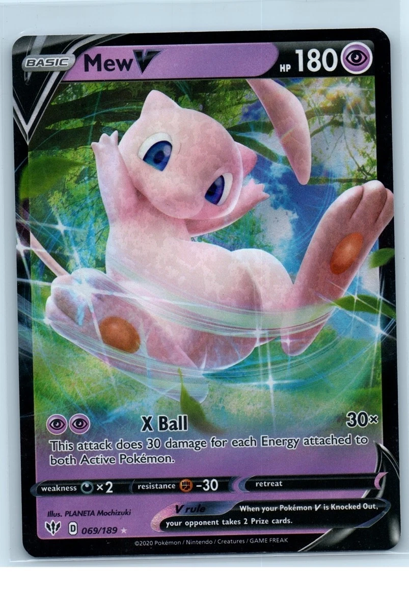 Mew V 069/189 Swsh03: Darkness Ablaze for sale | eBay