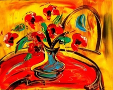 GORGEOUS FLOWERS   ART  CANVAS PRINT stretched fine art Y88TT5