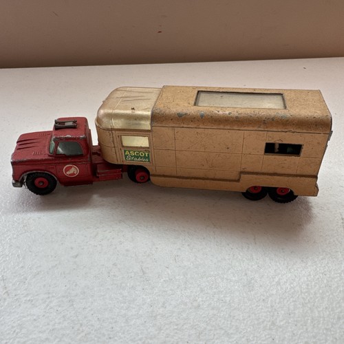Vintage Matchbox King Size Dodge Tractor & Horse Van Hauler No. K-18 By Lesney - Picture 2 of 24