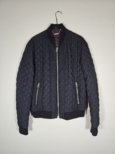 JUST CAVALLI Bomber Jacket Size 52 Made In Italy Medium Torn Lining READ SEE PIC