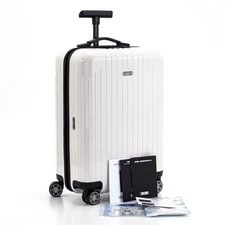 Rimowa Salsa Air 34L White 4-wheels Carry Case Suitcase 845.52 USED