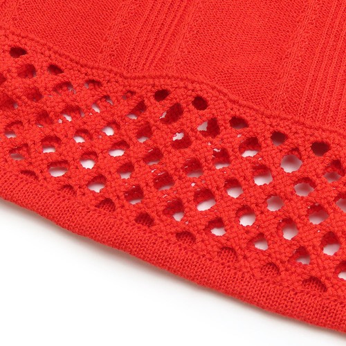 USED Christian Dior cardigan M cotton/Rayon Red knit - Picture 15 of 15
