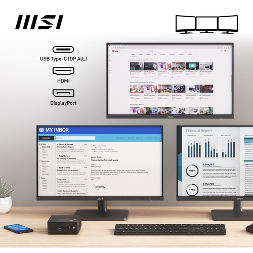 MSI Cubi N ADL N100 Intel 4GB RAM 128GB SSD - 第 4/10 張圖片