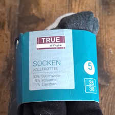 TRUE style Damen Socken Vollfrottee 5 Paar Gr...