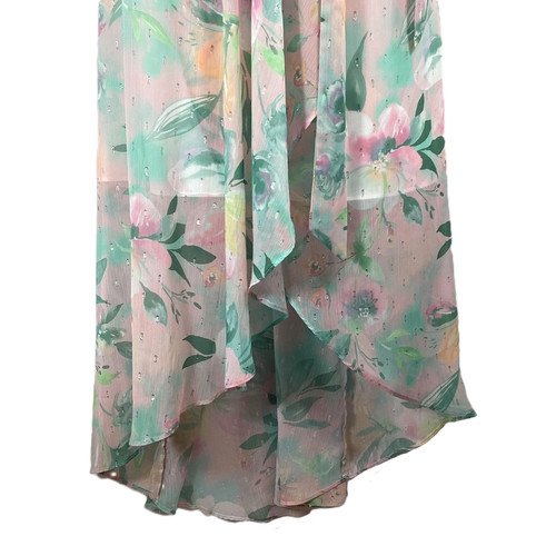 Roman Multicoloured Pastel Floral Floaty Sleeveless Midi Dress UK 14 NWT - Picture 6 of 13