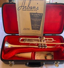 1940's King Cleveland 600 Silver Trumpet - Stunning Condition