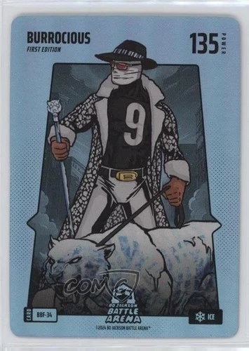 2024 Bo Jackson Battle Arena TCG Alpha Edition Blue Battlefoil Ice #BBF-34 f9s