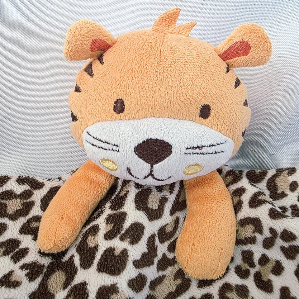 Garanimals Tiger милый леопард печать атласная спина сенсорный мини одеяло плюшевый 2013 - Изображение 3 из 4