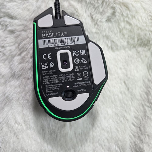 Razer BASILISK V3 Customizable Ergonomic Wired Gaming Mouse with Chroma RGB - Photo 10/10