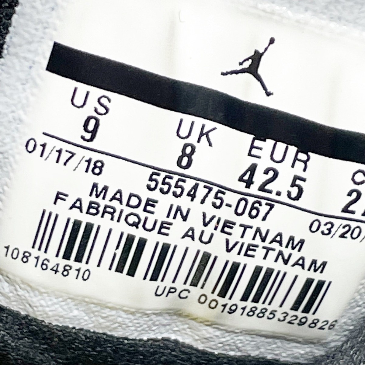 匿名配送☆ Nike Mens Air Jordan Flight Club 91 555475-067 Black