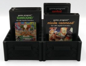 Atari 2600 Compatible Game Tray Holder - Holds 16 Cartridges