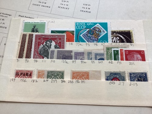 ICOLLECTZONE Ukraine & White Russia more Stock pages mint hinged used (COL600) - 第 13/21 張圖片