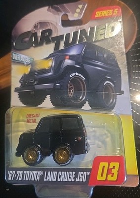 MGA Car Tuned Series 5 Toy '67-'79 Toyota Land Cruiser J50 Black Beauty New