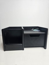 Rolodex Black Wood Handheld Electronics/Desk Organizer, 10 x 6 x 5