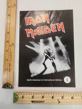 RARE Vintage 1981 Iron Maiden Fan Club Fanzine Newsletter #1  6x8 Inch