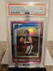 2024 Panini Donruss  Rated Rookie Caleb Williams #327 Optic Pink Prizm PSA 9