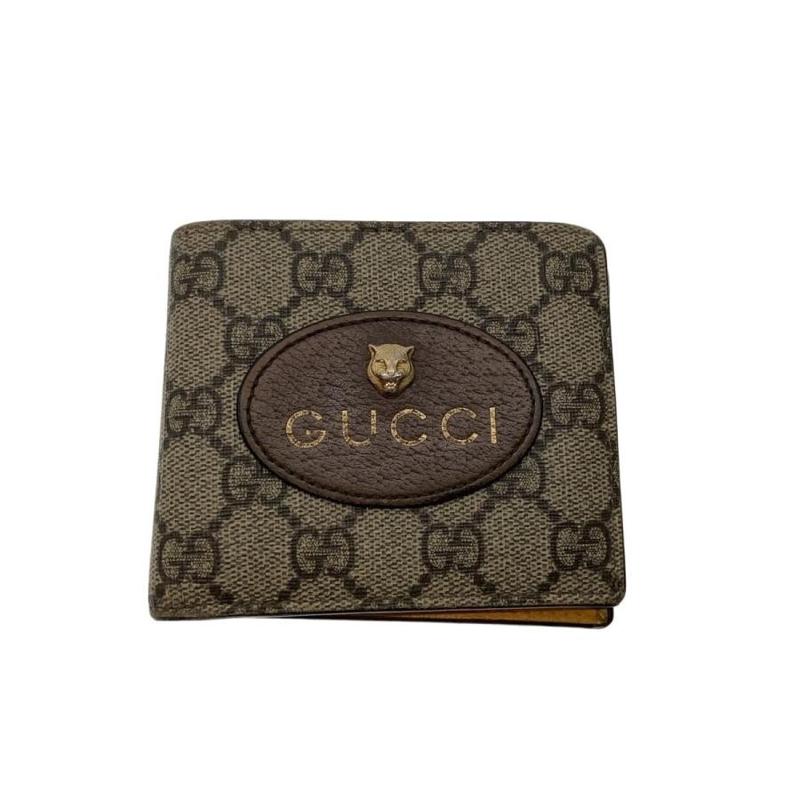 Used GUCCI◆Bifold Wallet_Neo Vintage_GG Supreme/PVC/Multicolor/Allover
