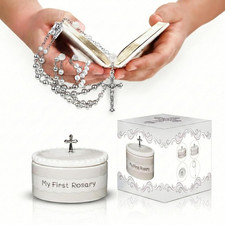 Baptism Gifts for Girl - My First Rosary and Keepsake Box, Blessed Baptism Gifts