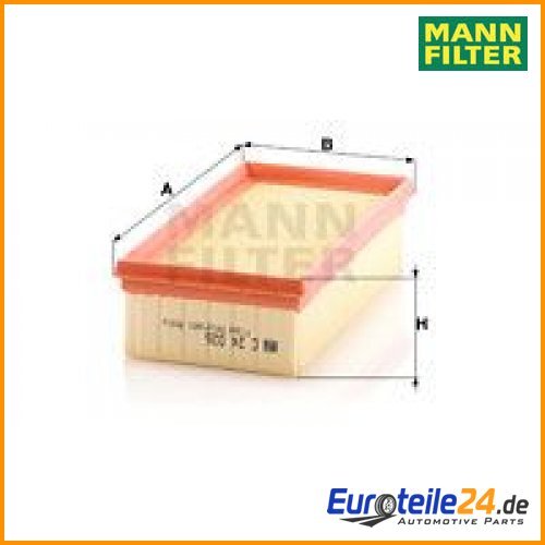 Luftfilter MANN-FILTER C24026 FüR CitroëN C3 Iii C-Elysee-image