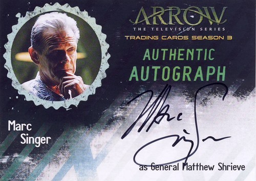 Tarjetas coleccionables de la temporada 3 de Arrow 2017 autógrafo utilería de armario: tú eliges - Imagen 23 de 60