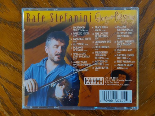 Ruhm auf der großen Saite von Stefanini, Rafe (CD, 2001) - Bild 3 von 3